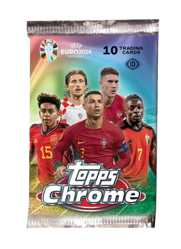 2023/24 Topps Chrome UEFA EURO Soccer Hobby Box