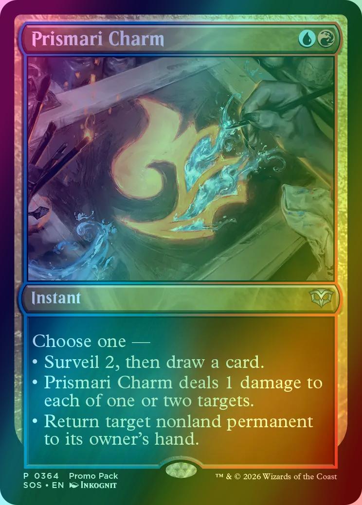 Prismari Charm [364] [Dark Frame Promo Pack] [Secrets of Strixhaven] [Foil]