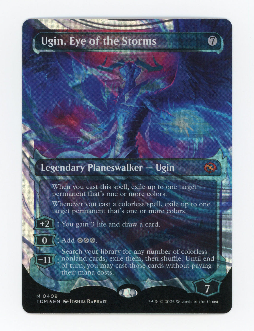 Ugin, Eye of the Storms — Ghostfire Showcase|Halo Foil — ID 17409