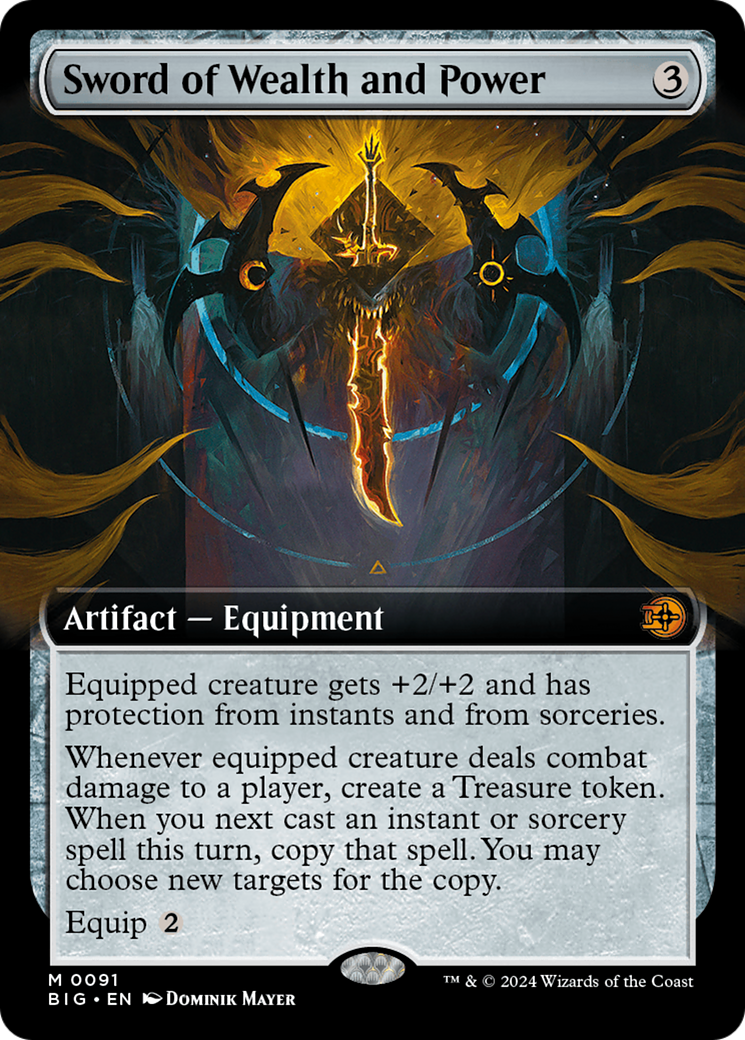 Sword of Wealth and Power (BIG-091) - The Big Score: (Extended Art) Foil