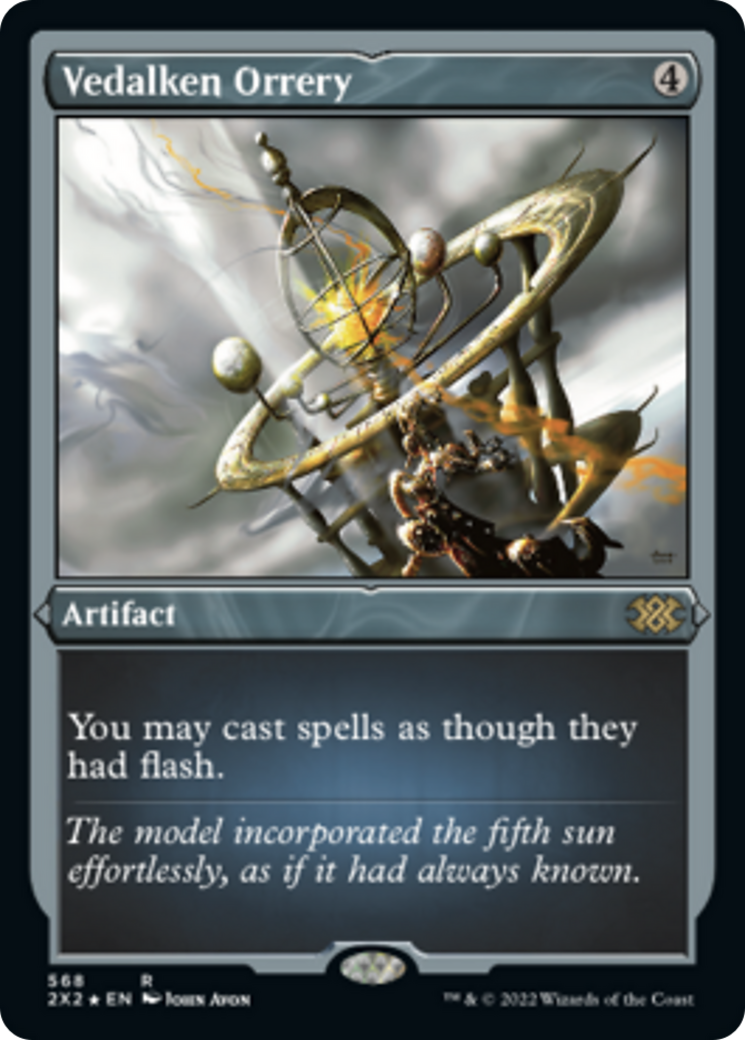 Vedalken Orrery (2X2-568) - Double Masters 2022 Etched Foil