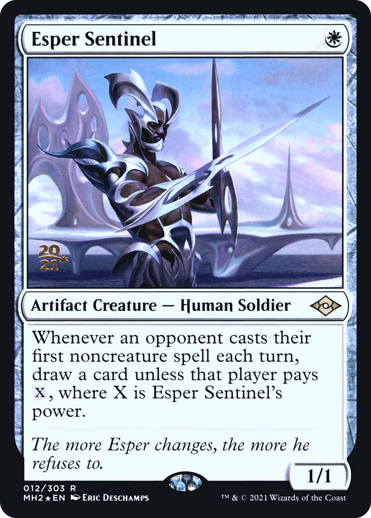 Esper Sentinel (PRE-12S) - Modern Horizons 2 Promos Foil