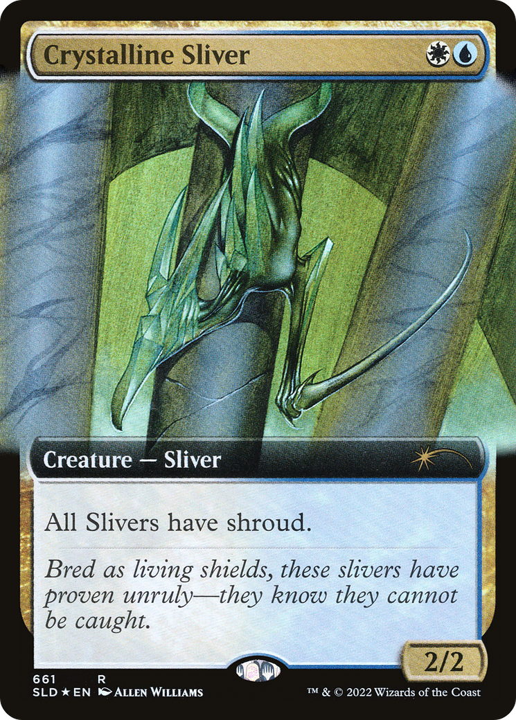 Crystalline Sliver (SLD-661) - Secret Lair Drop: (Extended Art) Foil