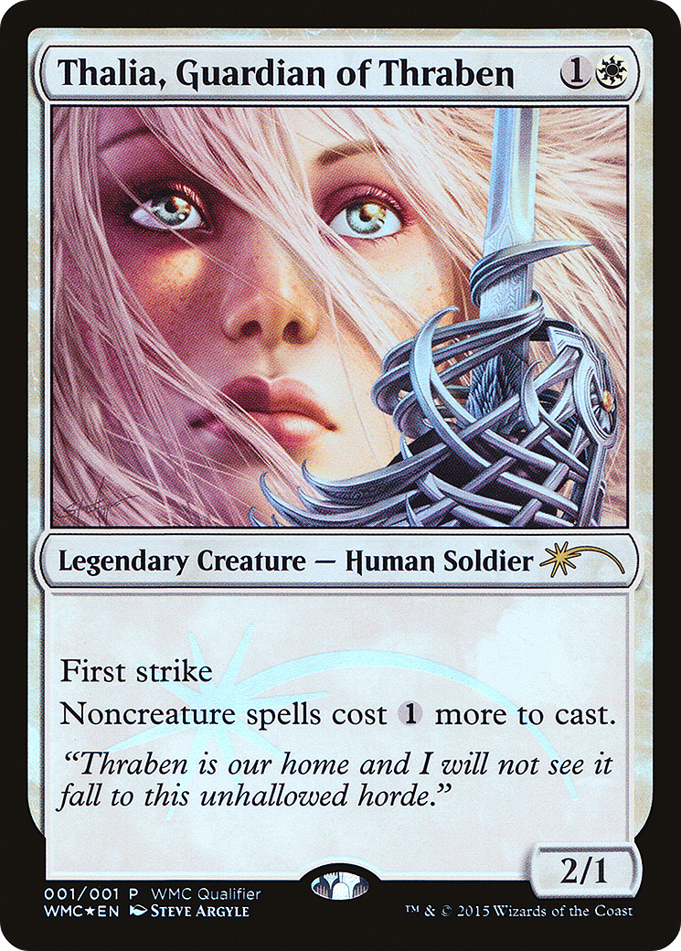 Thalia, Guardian of Thraben (WMCQ-2015) - World Magic Cup Qualifiers Foil