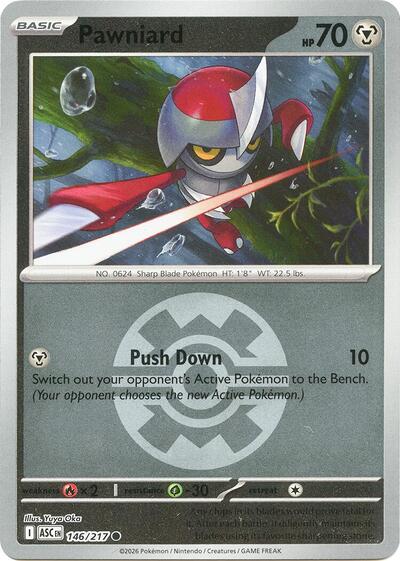 Pawniard - Quick Ball - 146/217 - Common [me025-146] [Reverse Holo]