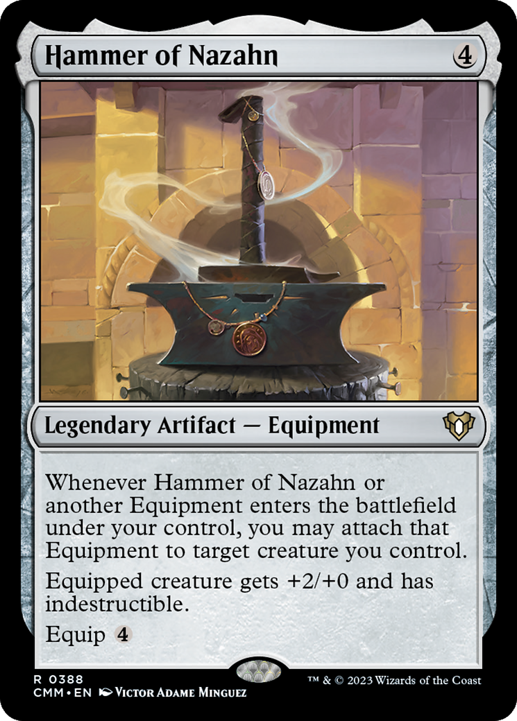 Hammer of Nazahn (CMM-388) - Commander Masters Foil