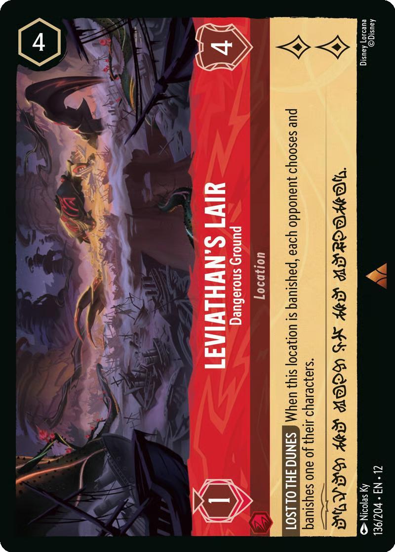 Leviathan's Lair - Dangerous Ground - 136/204 [Wilds Unknown] [Non-Foil]