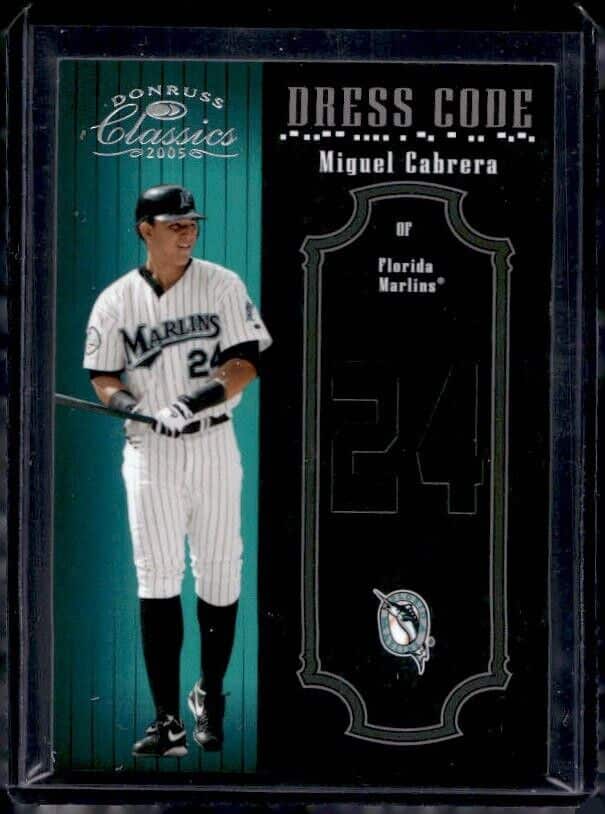 2005 Donruss Classics Miguel Cabrera #CD-16 Patch /24