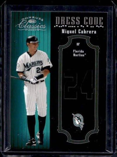 2005 Donruss Classics Miguel Cabrera #CD-16 Patch /24