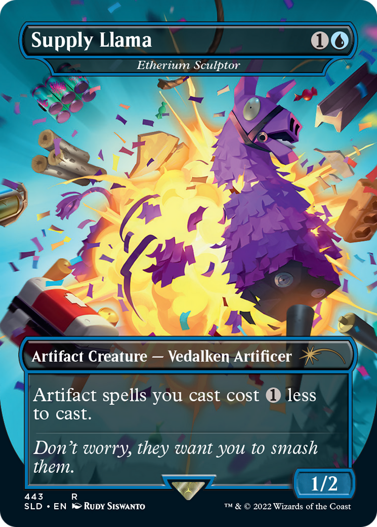 Etherium Sculptor (SLD-443) - Secret Lair Drop / Supply Llama (Borderless)