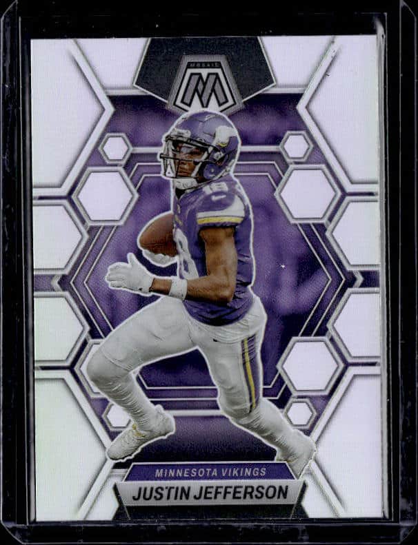 2023 Panini Mosaic Justin Jefferson #152 Silver Prizm