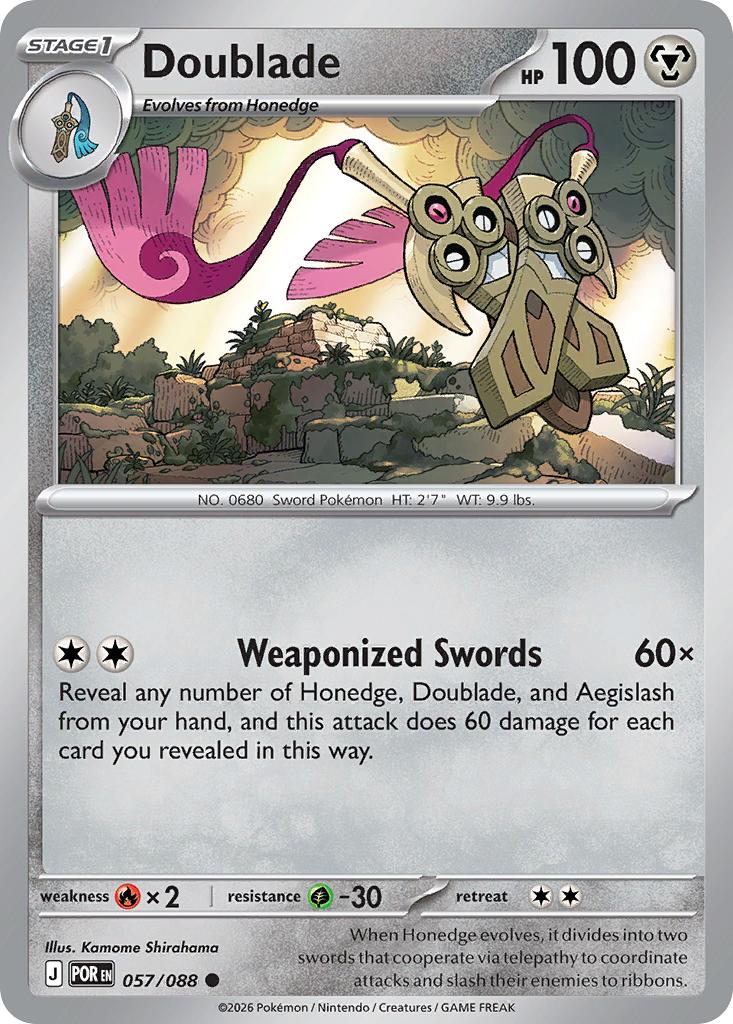 Doublade - 057/088 - Common [me03-057] [Non-Holo]