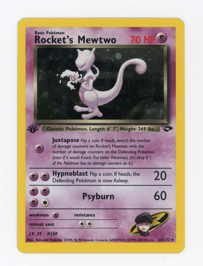 Rocket's Mewtwo — Rare|1st Edition|Holo — ID 17665