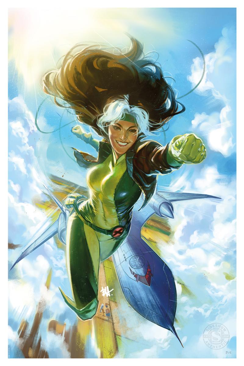 Sideshow Collectibles Marvel Comics Rogue (24" H x 16" W) Art Print by artist Ben Harvey Limited Edition of 350
