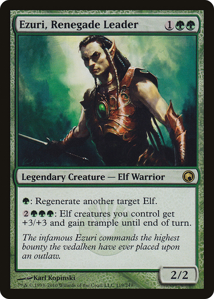Ezuri, Renegade Leader (SOM-119) - Scars of Mirrodin Foil