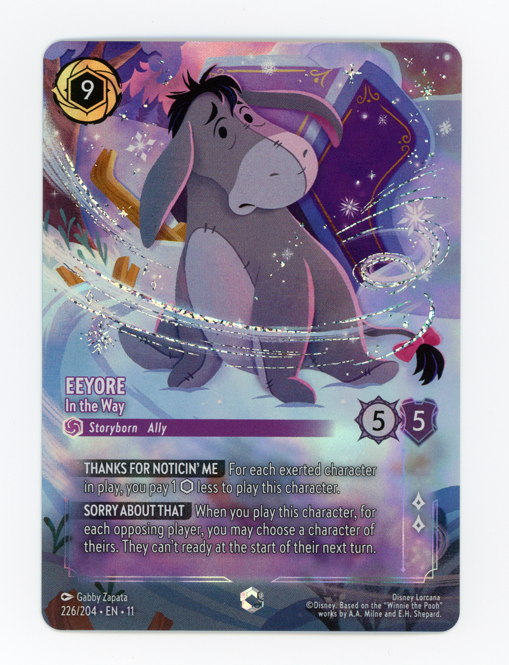 Eeyore - In the Way — Enchanted|Holofoil — ID 16359