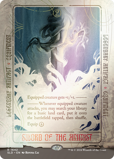 Sword of the Animist (SLD-1642â˜…) - Secret Lair Drop (Borderless) Foil