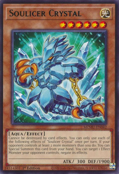 Soulicer Crystal - MZMU-EN042 - Rare - 1st Edition