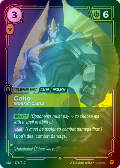Galio - Indefatigable - 171/219 [Unleashed] [Foil]