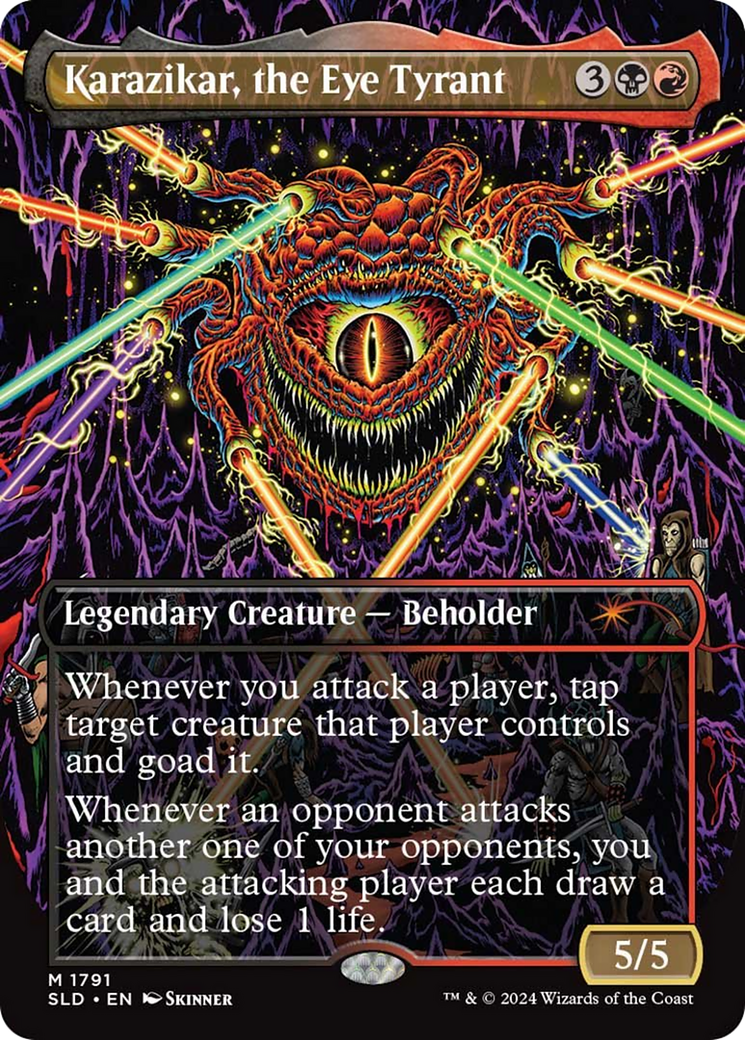 Karazikar, the Eye Tyrant (SLD-1791) - Secret Lair Drop (Borderless)