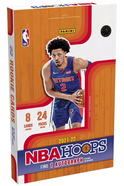 2021/22 Panini NBA Hoops Basketball Hobby Box