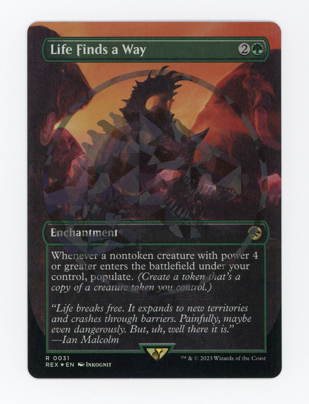 Life Finds a Way — Borderless|Emblem|Foil — ID 17598