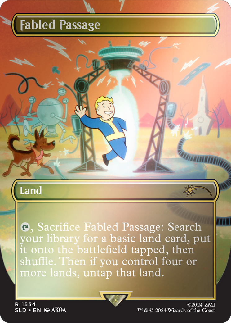 Fabled Passage (SLD-1534â˜…) - Secret Lair Drop (Borderless) Foil