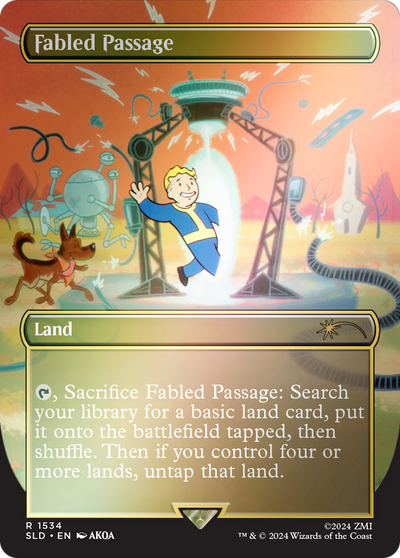 Fabled Passage (SLD-1534â˜…) - Secret Lair Drop (Borderless) Foil