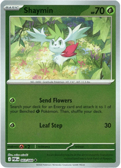 Shaymin - 003/088 - Uncommon [me03-003] [Reverse Holo]