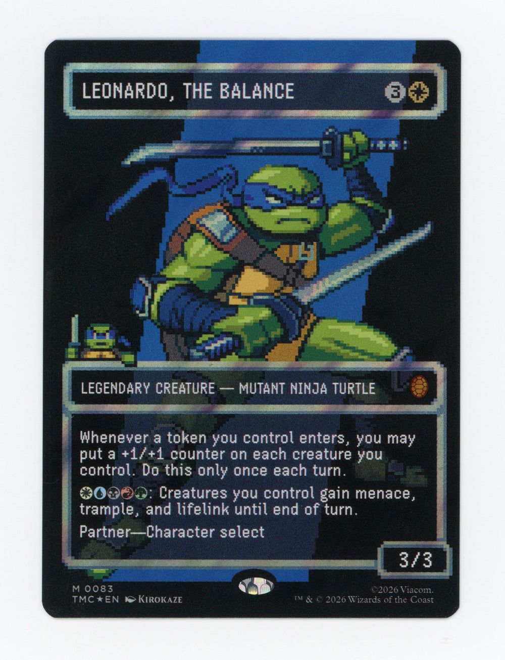 Leonardo, the Balance — Borderless|Pixel|Surge Foil — ID 17837