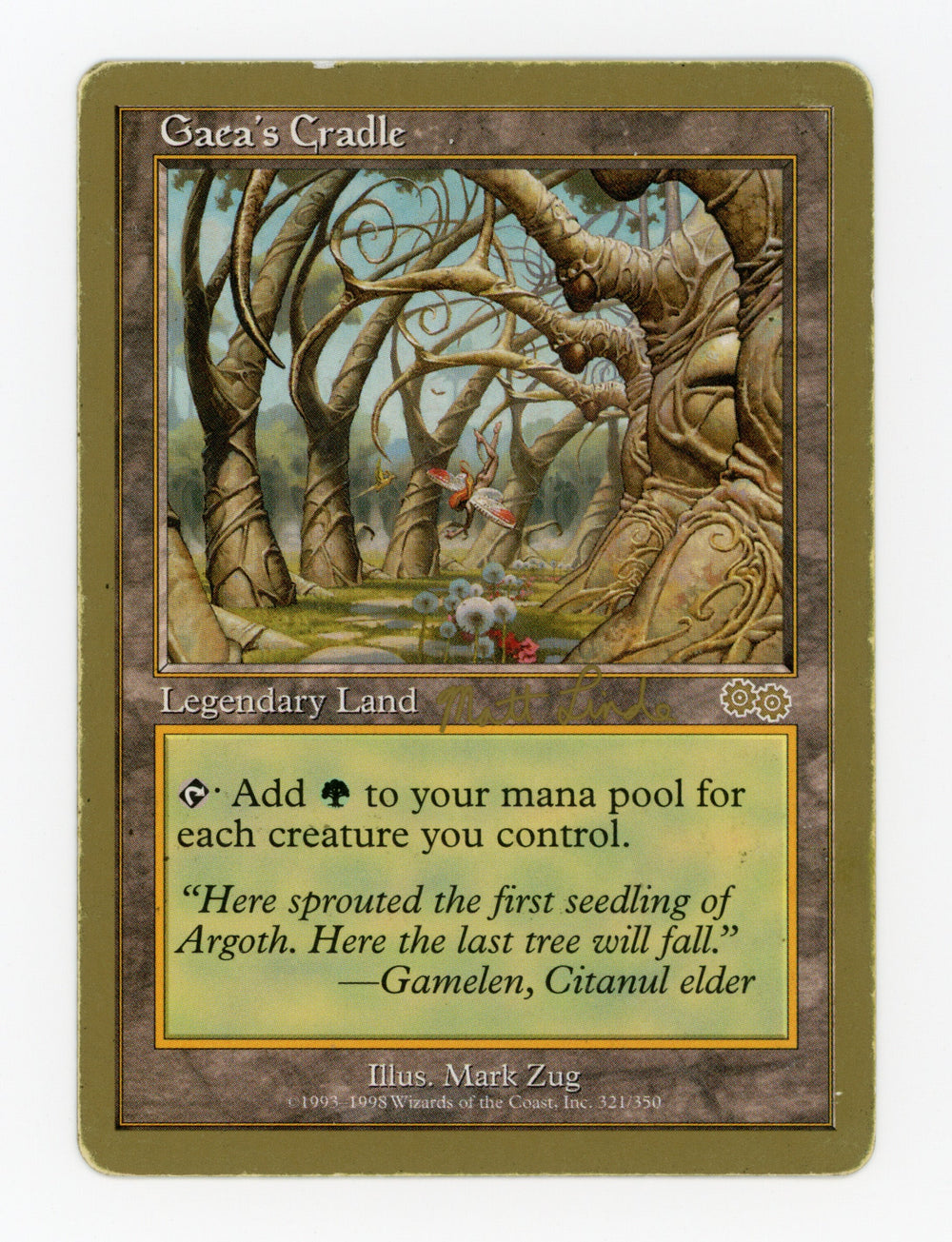 Gaea's Cradle — Damaged — ID 17229