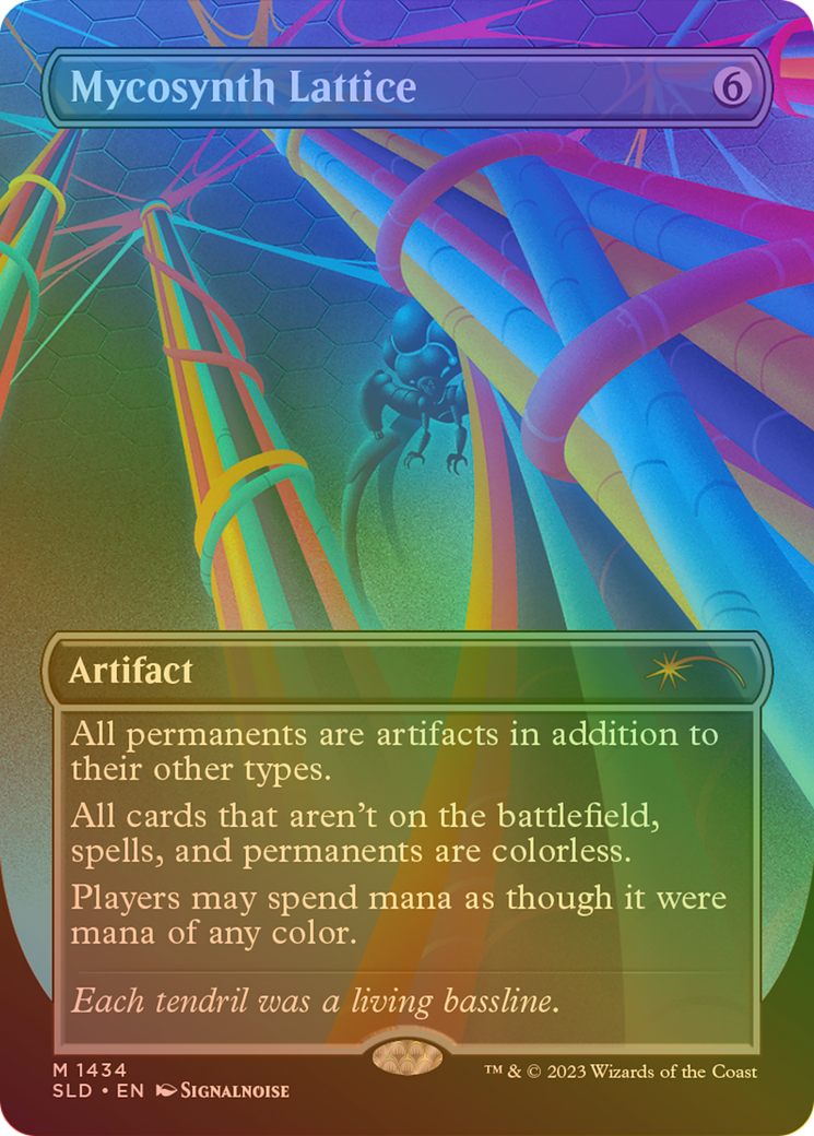 Mycosynth Lattice (SLD-1434â˜…) - Secret Lair Drop (Borderless) Foil