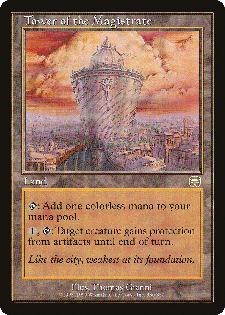 Tower of the Magistrate (MMQ-330) - Mercadian Masques Foil
