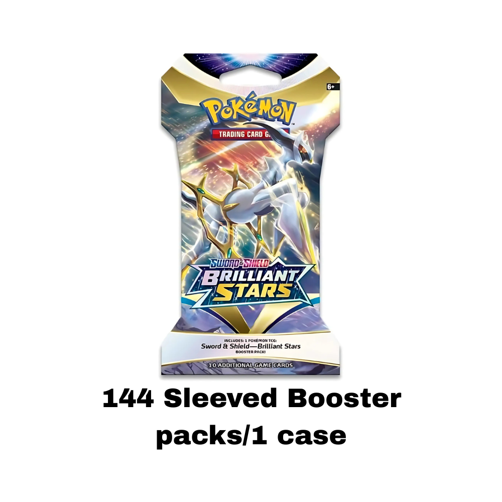 Brilliant Stars - Sleeved Booster Pack SWSH09 Case (Pokemon TCG)