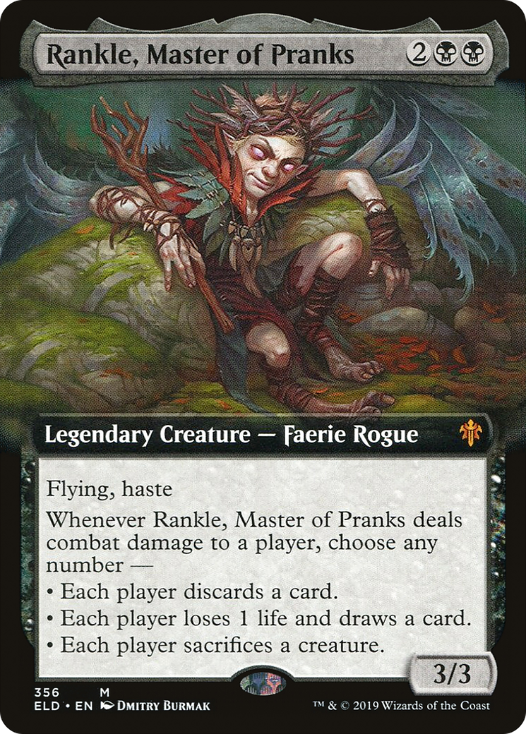 Rankle, Master of Pranks (ELD-356) - Throne of Eldraine: (Extended Art) Foil