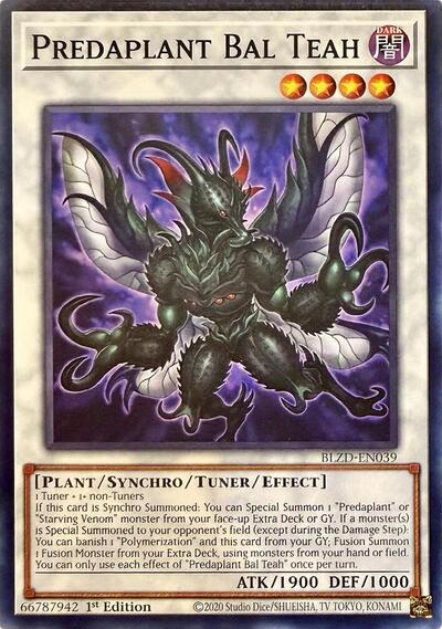 Predaplant Bal Teah - BLZD-EN039 - Common - 1st Edition
