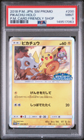PSA 9 PIKACHU-HOLO P.M. CARD FRIENDLY SHOP