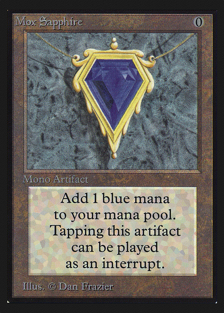 Mox Sapphire (IED-266) - Intl. Collectors' Edition