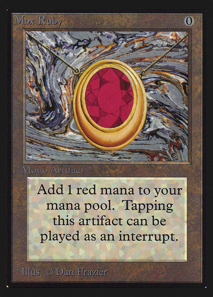Mox Ruby (IED-265) - Intl. Collectors' Edition