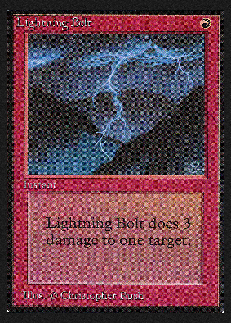 Lightning Bolt (IED-162) - Intl. Collectors' Edition