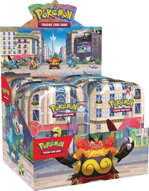 Pokémon TCG: Mega Evolution - Lumiose City - Mini Tin - Display (10 Tins)