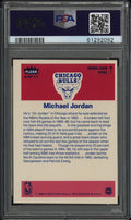 1986 FLEER STICKER 8 MICHAEL JORDAN PSA 6