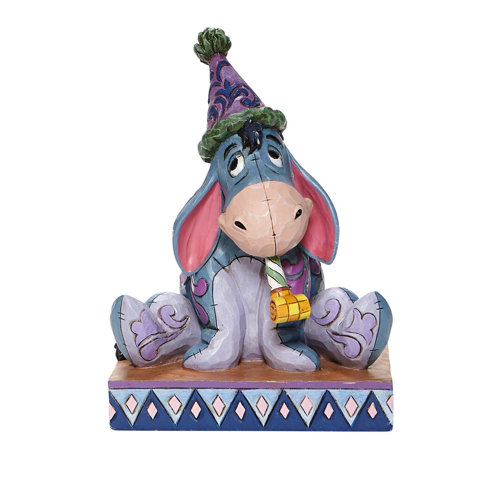 Enesco Disney Traditions Eeyore with Birthday Hat/Horn Statue