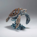 Enesco Edge Sculpture Mini Sea Turtle Statue