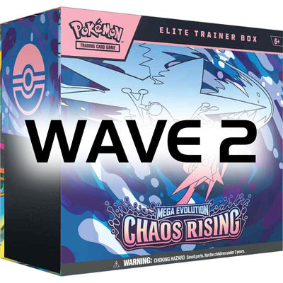 WAVE 2 Pokemon Tcg: Mega Evolution Chaos Rising (Me04) Elite Trainer Box (WAVE 2 - Expected to ship by July 31st)