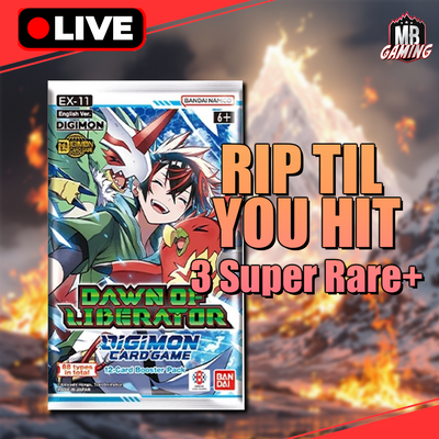 Digimon: Dawn of Liberator EX-11: Rip Til You Hit - 3 Super Rares+