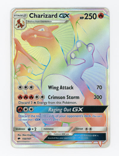 Charizard GX — Damaged|Rare Secret — ID 17435