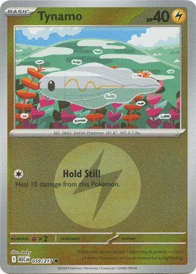 Tynamo - Energy Symbol Pattern - 059/217 - Common [me025-059] [Reverse Holo]