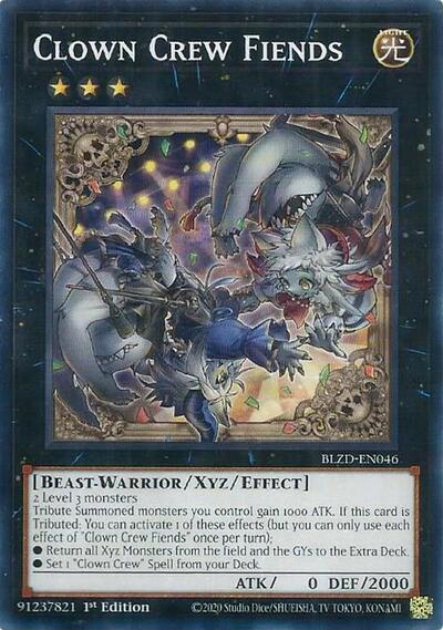 Clown Crew Fiends - BLZD-EN046 - Common - 1st Edition