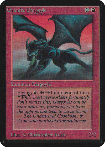 Granite Gargoyle (LEA-155) - Limited Edition Alpha